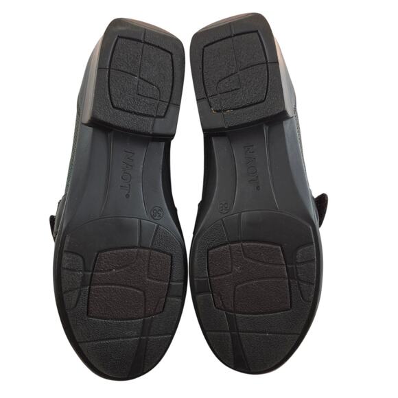 Naot Wind Loafers Womens 8 8.5 Brown Green Irridescent Adjustable Strap Academia - Picture 9 of 11